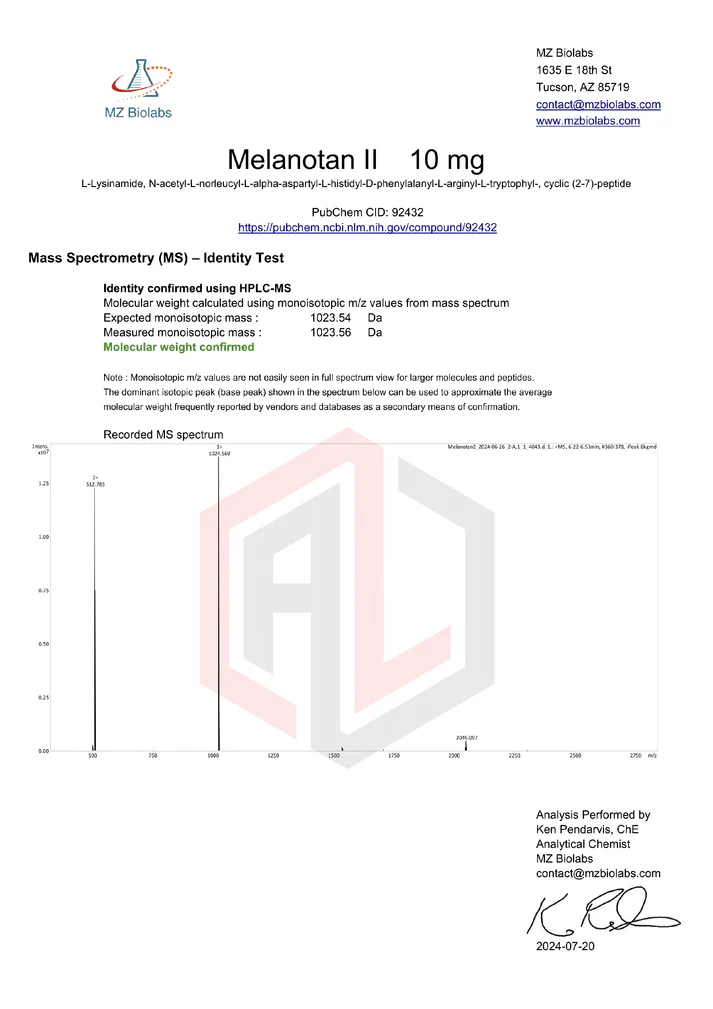 MELANOTAN-2 (MT2) 10MG
